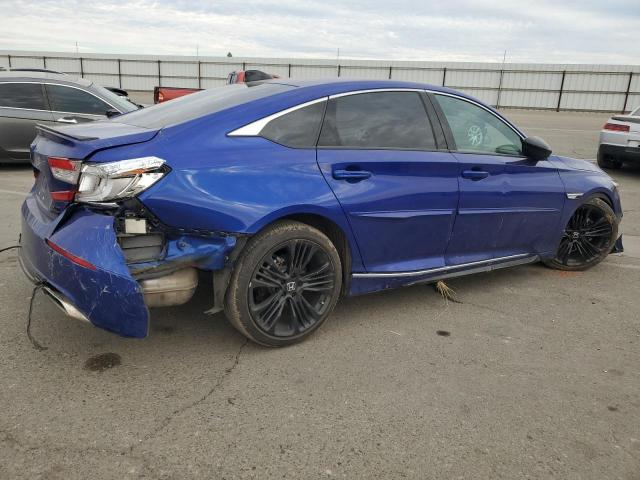 1HGCV2F36MA008701 - 2021 HONDA ACCORD SPORT BLUE photo 3