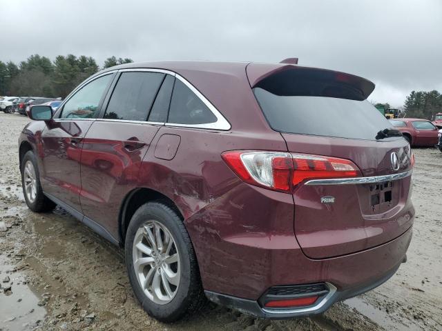 5J8TB4H36GL026903 - 2016 ACURA RDX BURGUNDY photo 2