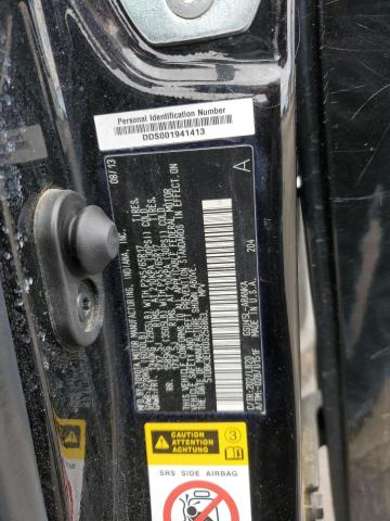 5TDBK3EHXDS256863 - 2013 TOYOTA HIGHLANDER BASE Чорний фото 13