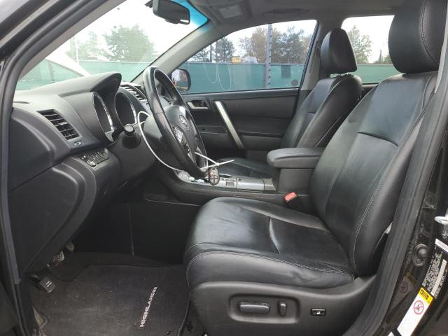 5TDBK3EHXDS256863 - 2013 TOYOTA HIGHLANDER BASE Чорний фото 7