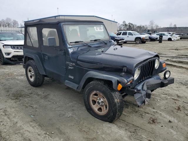 1J4FA49SXYP746679 - 2000 JEEP WRANGLER / SPORT BLUE photo 4