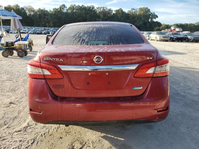 3N1AB7AP8DL729619 - 2013 NISSAN SENTRA S BURGUNDY photo 6