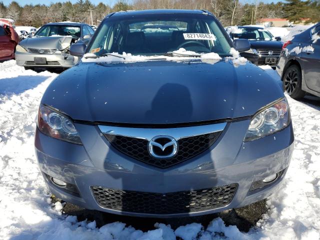 JM1BK324081117989 - 2008 MAZDA 3 S SILVER photo 5