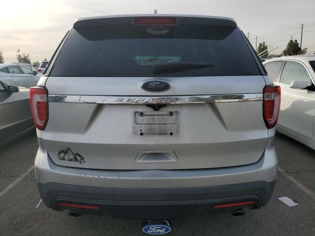 1FM5K7B80GGA85804 - 2016 FORD EXPLORER SILVER photo 6