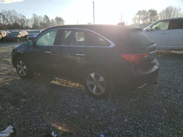 5FRYD3H29EB003470 - 2014 ACURA MDX BLACK photo 2