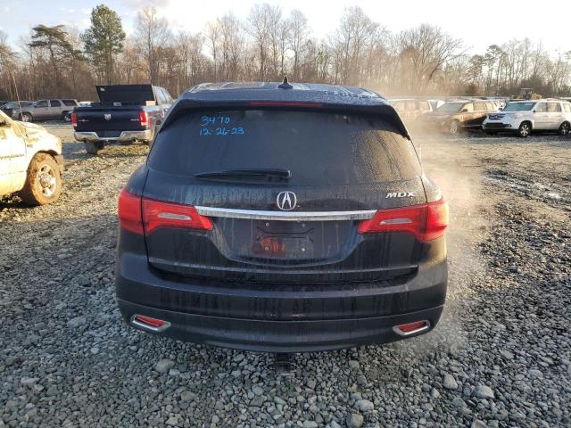 5FRYD3H29EB003470 - 2014 ACURA MDX BLACK photo 6