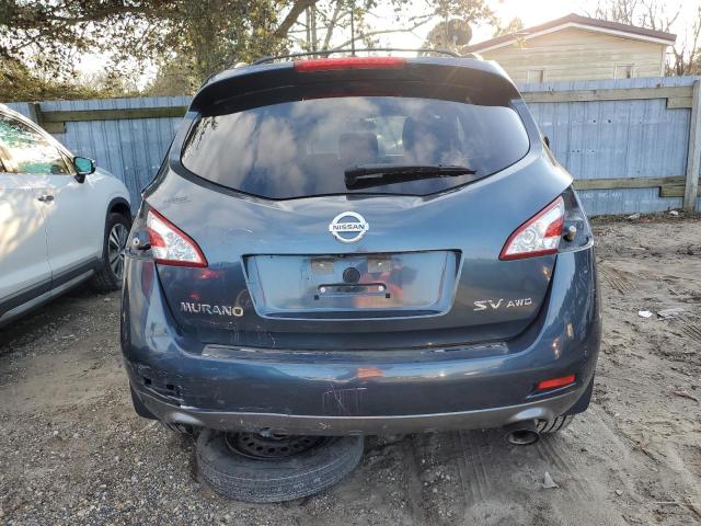 JN8AZ1MW3BW179413 - 2011 NISSAN MURANO S BLUE photo 6