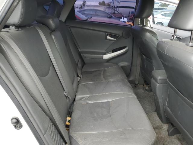 JTDKN3DU5B0326436 - 2011 TOYOTA PRIUS WHITE photo 10