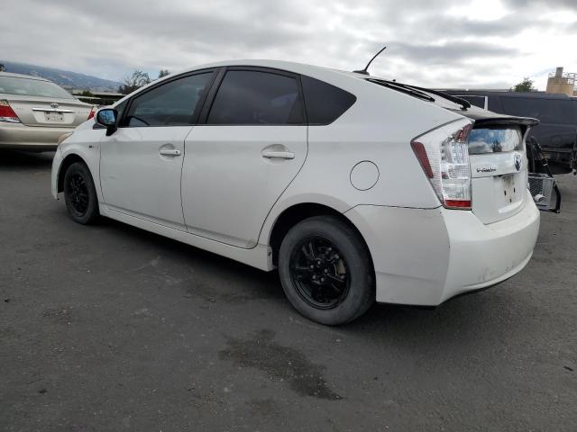 JTDKN3DU5B0326436 - 2011 TOYOTA PRIUS WHITE photo 2