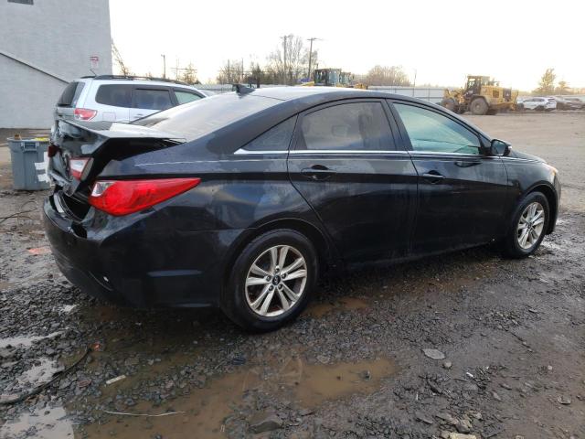 5NPEB4AC4EH943387 - 2014 HYUNDAI SONATA GLS BLACK photo 3