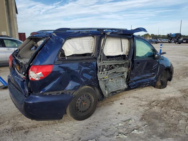 5TDZA23C26S444119 - 2006 TOYOTA SIENNA CE BLUE photo 3