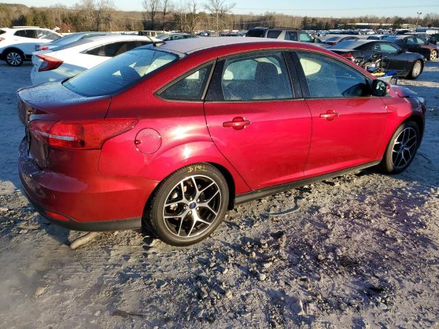 1FADP3H21HL275171 - 2017 FORD FOCUS SEL RED photo 3