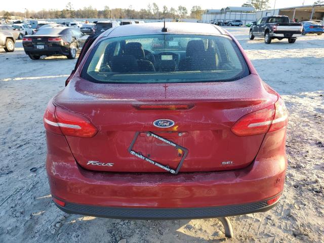 1FADP3H21HL275171 - 2017 FORD FOCUS SEL RED photo 6