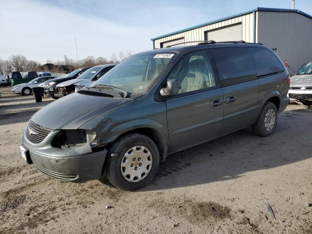 2C4GP44362R653852 - 2002 CHRYSLER TOWN & COU LX TEAL photo 1