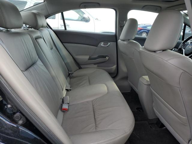 19XFB2F96CE050113 - 2012 HONDA CIVIC EXL Սև լուսանկար 10