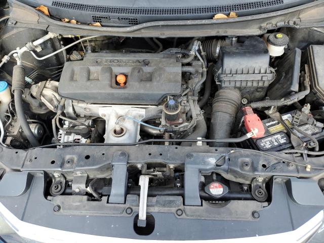 19XFB2F96CE050113 - 2012 HONDA CIVIC EXL Սև լուսանկար 11