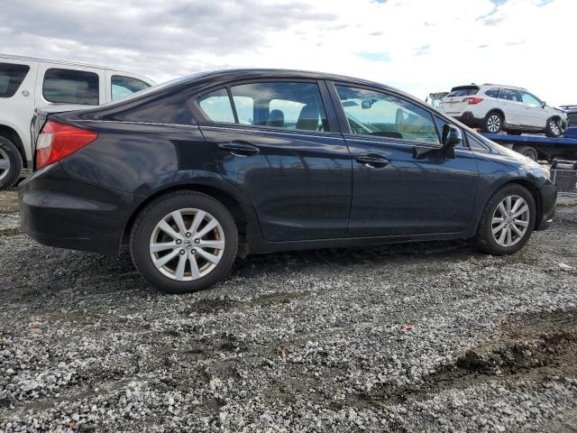 19XFB2F96CE050113 - 2012 HONDA CIVIC EXL Սև լուսանկար 3