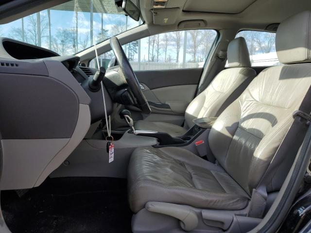 19XFB2F96CE050113 - 2012 HONDA CIVIC EXL Սև լուսանկար 7