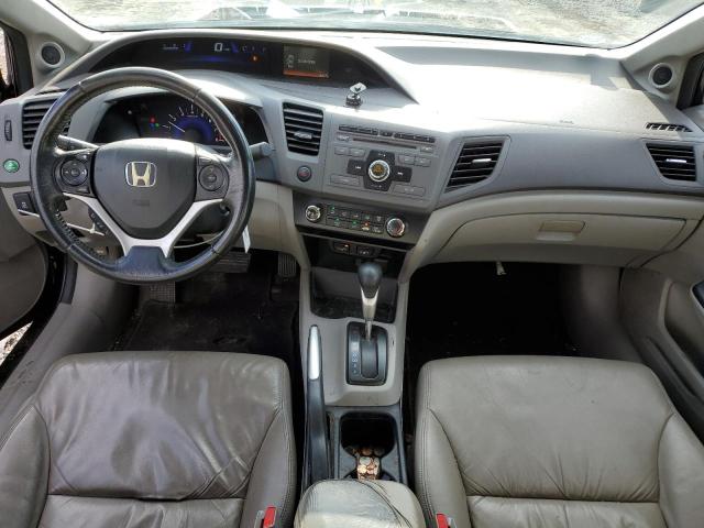 19XFB2F96CE050113 - 2012 HONDA CIVIC EXL Սև լուսանկար 8