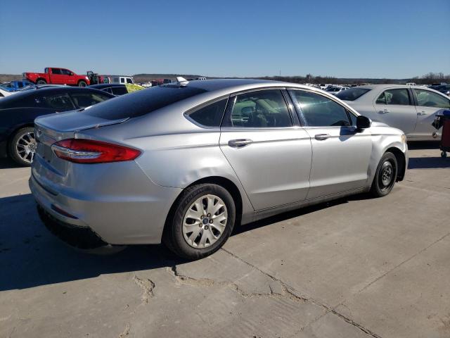 3FA6P0G76LR125720 - 2020 FORD FUSION S SILVER photo 3