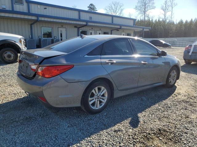 5NPEB4AC8EH935616 - 2014 HYUNDAI SONATA GLS CHARCOAL photo 3