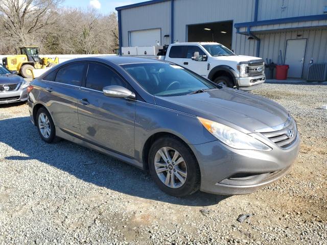 5NPEB4AC8EH935616 - 2014 HYUNDAI SONATA GLS CHARCOAL photo 4