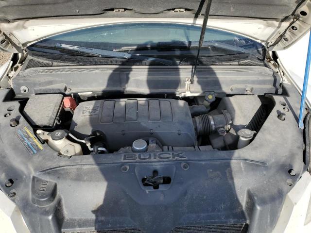 5GAER23D69J137538 - 2009 BUICK ENCLAVE CXL WHITE photo 12