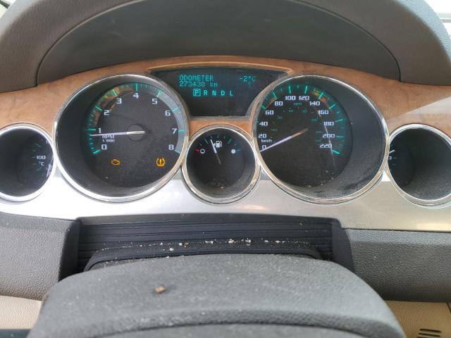 5GAER23D69J137538 - 2009 BUICK ENCLAVE CXL WHITE photo 9