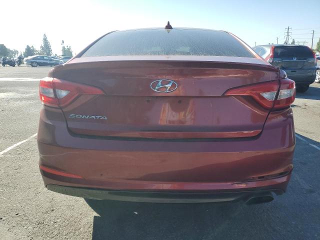 5NPE24AF0GH362191 - 2016 HYUNDAI SONATA SE წითელი ფოტო 6