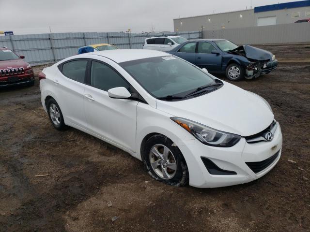 5NPDH4AE8EH516452 - 2014 HYUNDAI ELANTRA SE WHITE photo 4