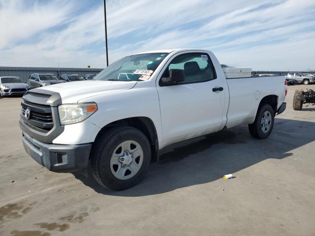 5TFNU5F12EX030929 - 2014 TOYOTA TUNDRA SR WHITE photo 1