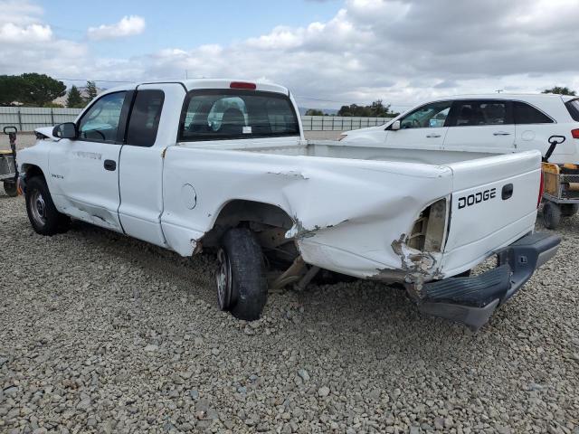 1B7GL22X1YS708575 - 2000 DODGE DAKOTA WHITE photo 2