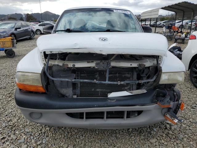 1B7GL22X1YS708575 - 2000 DODGE DAKOTA WHITE photo 5