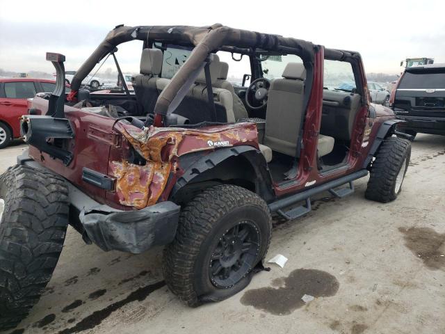 1J8GA59107L173314 - 2007 JEEP WRANGLER SAHARA BURGUNDY photo 3