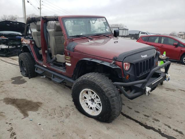 1J8GA59107L173314 - 2007 JEEP WRANGLER SAHARA BURGUNDY photo 4