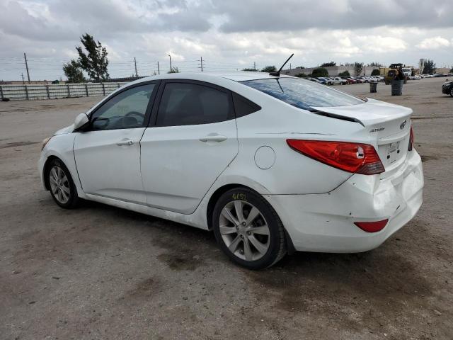 KMHCU4AE9CU130905 - 2012 HYUNDAI ACCENT GLS WHITE photo 2