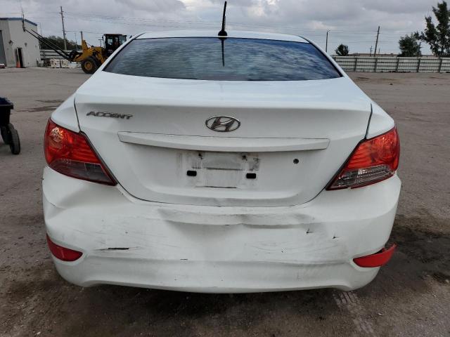 KMHCU4AE9CU130905 - 2012 HYUNDAI ACCENT GLS WHITE photo 6