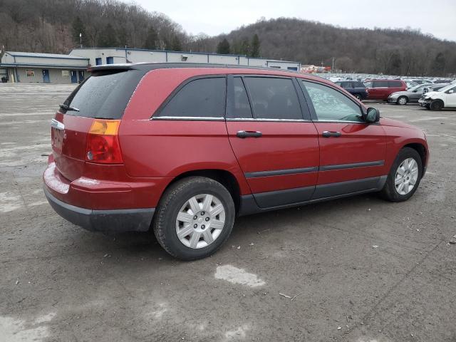 2A8GM48L28R612252 - 2008 CHRYSLER PACIFICA LX RED photo 3