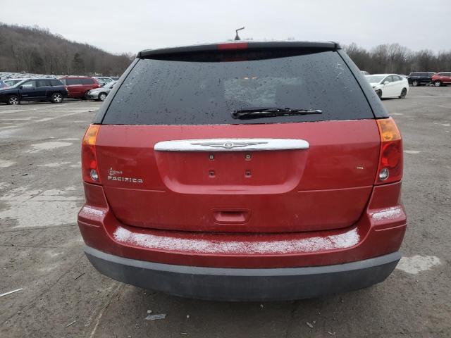 2A8GM48L28R612252 - 2008 CHRYSLER PACIFICA LX RED photo 6