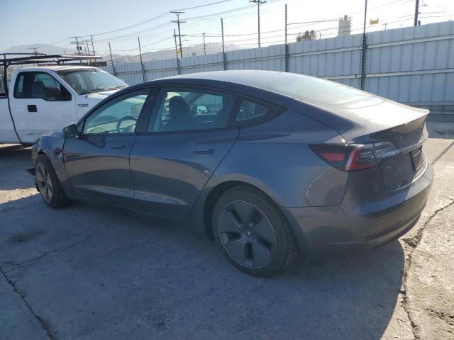 5YJ3E1EAXPF466536 - 2023 TESLA MODEL 3 GRAY photo 2
