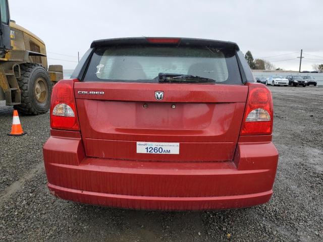 1B3HB28B87D262223 - 2007 DODGE CALIBER RED photo 6