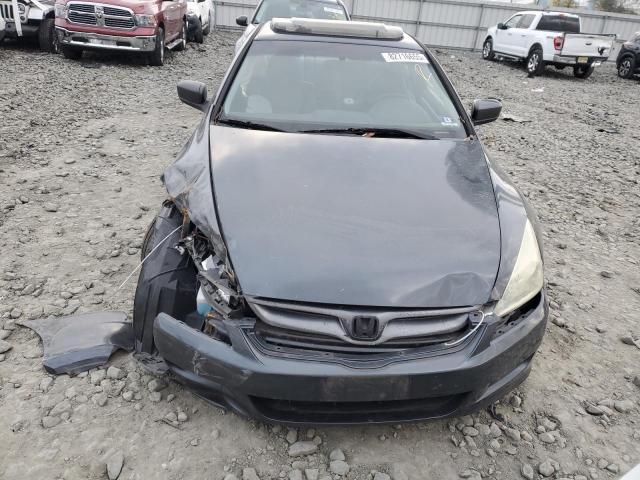 1HGCM72626A000744 - 2006 HONDA ACCORD EX BLUE photo 5