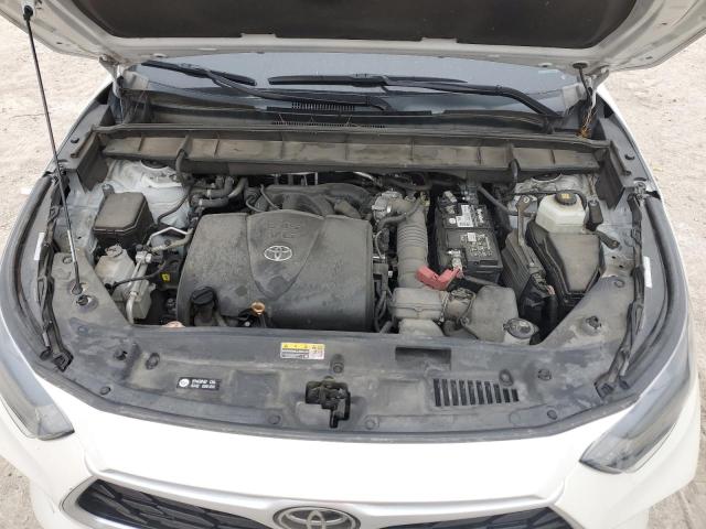 5TDGZRAH5MS514359 - 2021 TOYOTA HIGHLANDER XLE WHITE photo 12