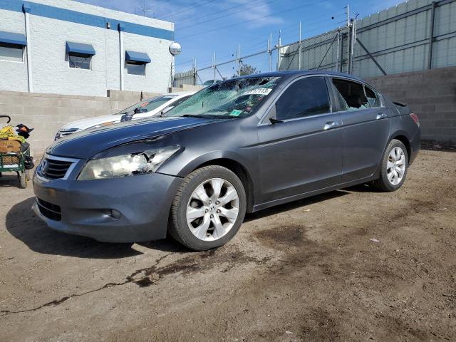 1HGCP36808A007898 - 2008 HONDA ACCORD EXL GRAY photo 1