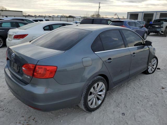 3VWDP7AJ2DM404348 - 2013 VOLKSWAGEN JETTA SE GRAY photo 3