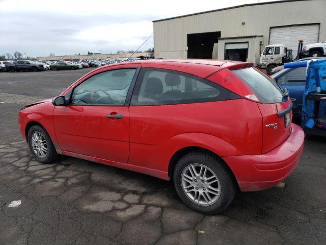 1FAHP31N87W170503 - 2007 FORD FOCUS ZX3 RED photo 2