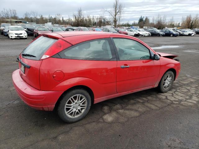 1FAHP31N87W170503 - 2007 FORD FOCUS ZX3 RED photo 3