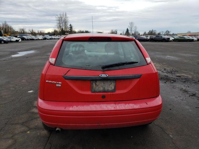 1FAHP31N87W170503 - 2007 FORD FOCUS ZX3 RED photo 6