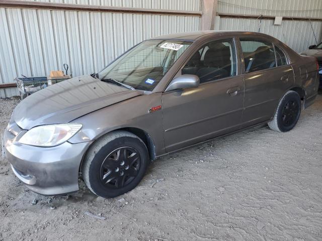 2HGES16325H571825 - 2005 HONDA CIVIC DX VP Qəhvəyi foto 1