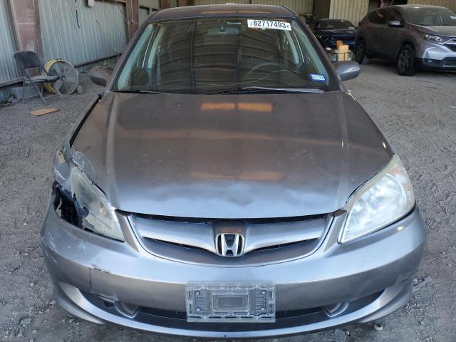 2HGES16325H571825 - 2005 HONDA CIVIC DX VP Qəhvəyi foto 5